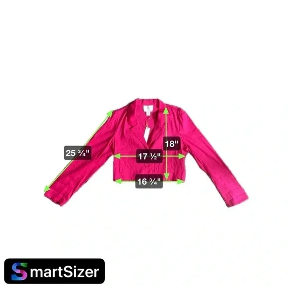 NWT House of Harlow 1960 barbie pink linen skirt suit set size LARGE - Picture 12 of 13